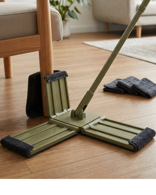 Leivo Four-Panel Folding Surround Mop 34 cm Olive - Lifestyle view