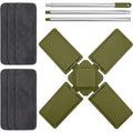 Leivo Four-Panel Folding Surround Mop 34 cm Olive - Product view
