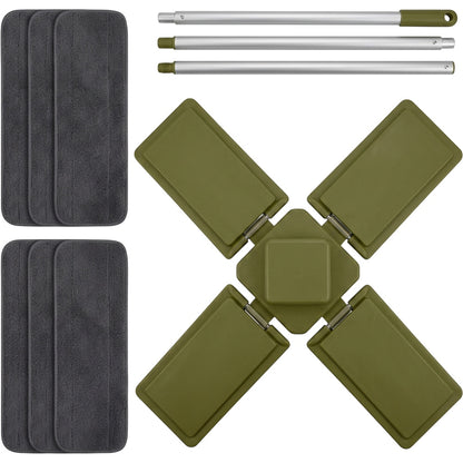 Leivo Four-Panel Folding Surround Mop 34 cm Olive - Product view