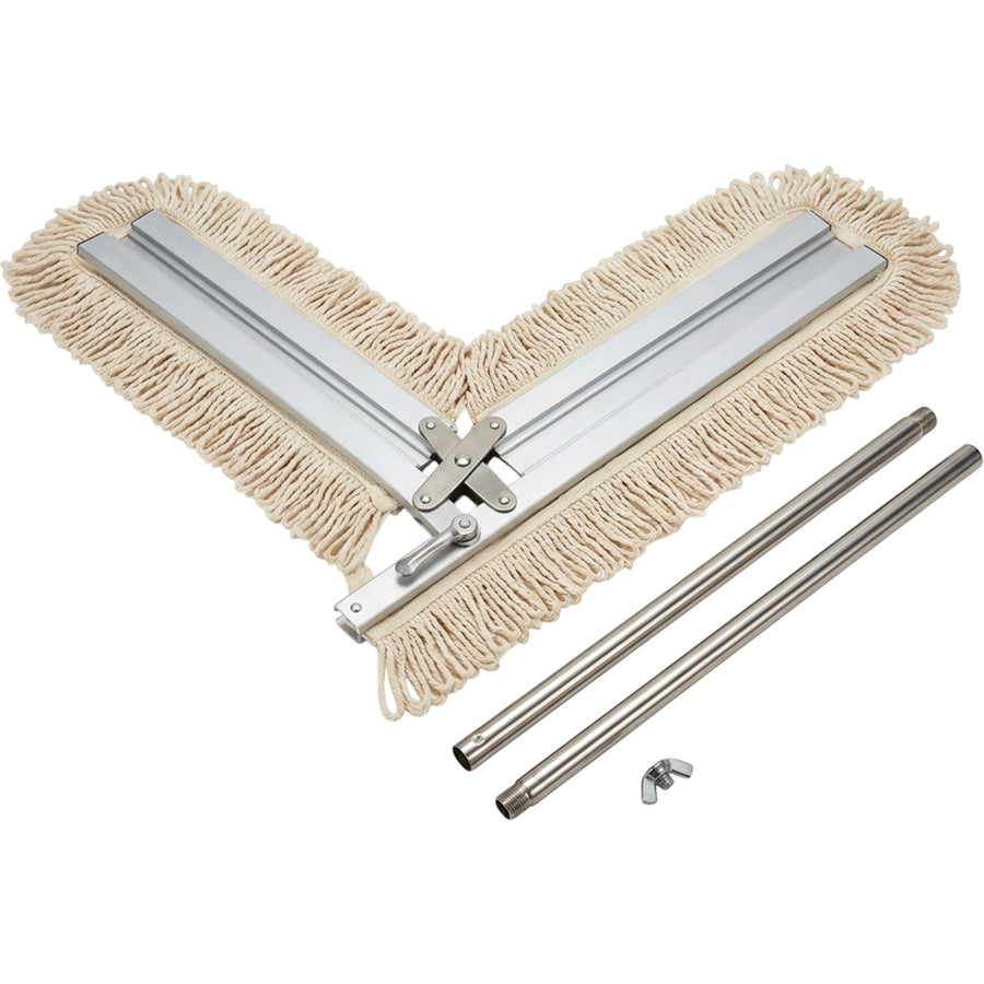Leivo Twin-Wing Scissor Dust Mop 90 cm Natural Cotton
